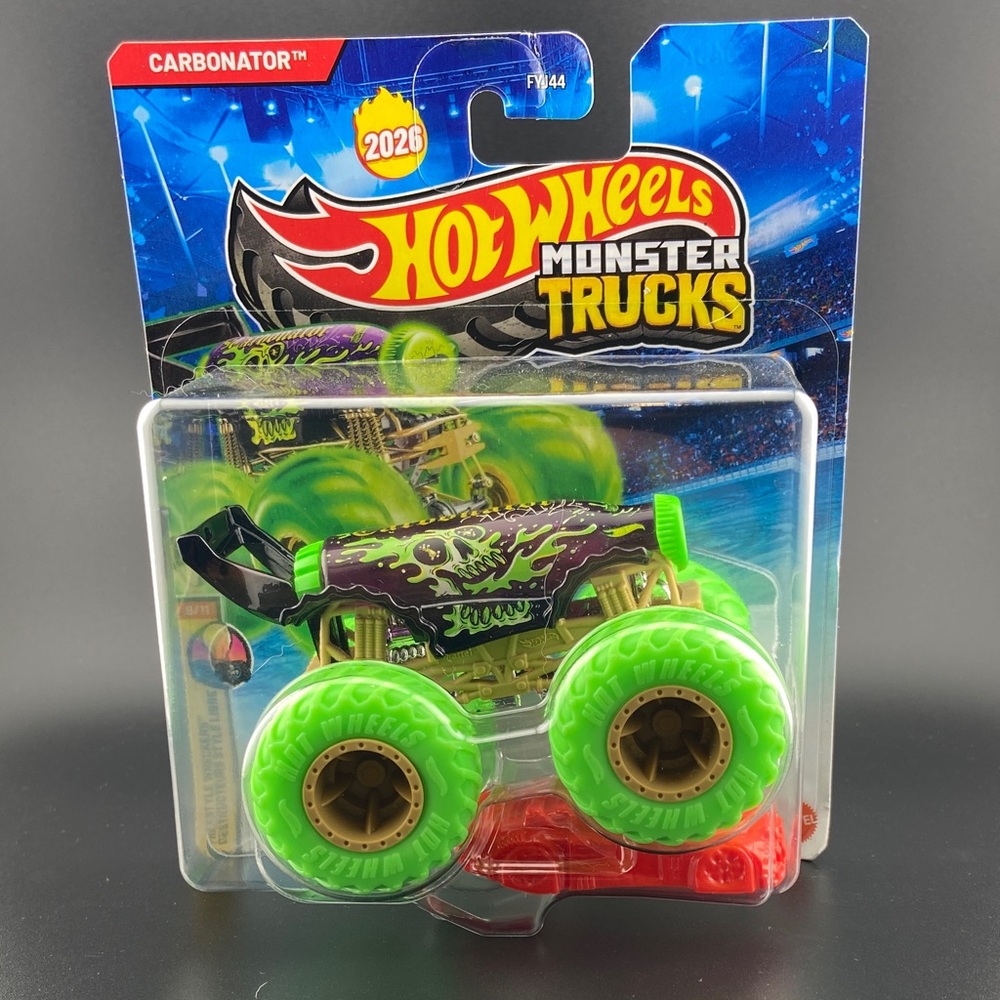 Hot Wheels Monster Truck 2026 - CARBONATOR- Die-cast 1:64 Scale
